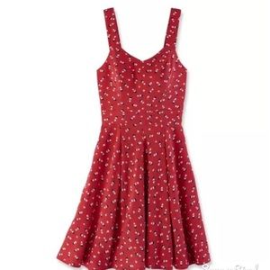 Disney, Lauren Conrad, Open-Back Dress Red, 6